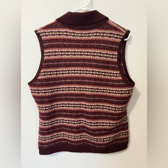 Woolrich Women’s Wool Sweater Vest size Large - Picture 2 of 7
